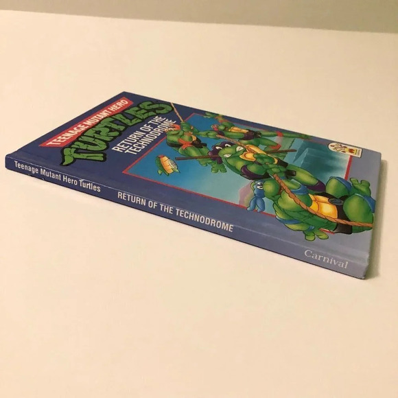 1990 TMNT Teenage Mutant  Ninja Turtle Return of the Technodrome Book - Picture 3 of 13
